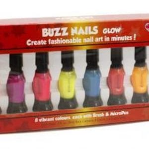 Buzz Nagellak Glow 8 kleuren kwast en pen