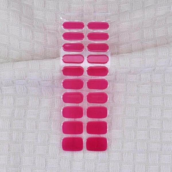 By emily® gel nail wraps & gellak stickers - rosy blush - nagelstickers - gel nagel folie - diy manicure - langhoudende nail art - uv led lamp vereist - trendy designs - nagelstickers kerst - kerst stickers - veilig voor nagels - 20 stickers