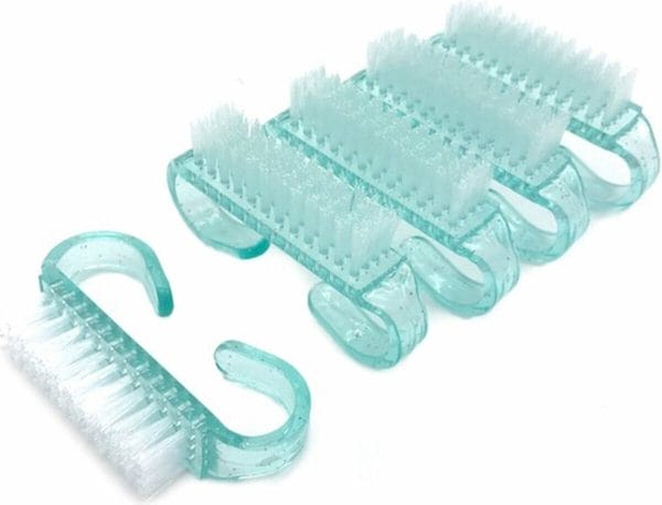 ByKilic Beauty & Essentials Kunststoffen Acryl Nagelborstel - Om nagels stofvrij maken voor beste hechting van acryl / gel en gellak producten - Groen