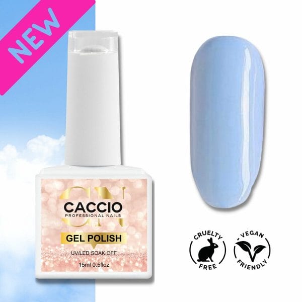 CACCIO® Gellak - 02 Pastel 15ml - Gelnagels - UV/LED Gel nagellak - Hoge Pigment - Hoge Kwaliteit - Professioneel Gebruik - Nagelstudio