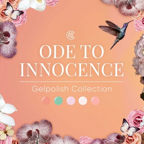 CARMA COSMETICS Gellak - 'Ode to Innocence' Gelpolish Color Box met 5 lente kleuren. CADEAUTIP VALENTIJN!