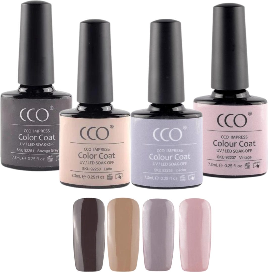 Cco gellak winter nudes collectie - - dekkende kleur - 7. 3ml - vegan Cco gellak winter nudes collectie - - dekkende kleur - 7. 3ml