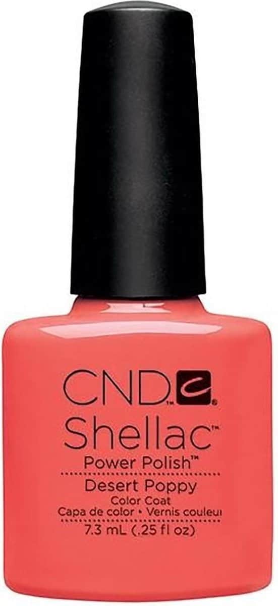 CND - Colour - Shellac - Gellak - Desert Poppy - 7,3 ml