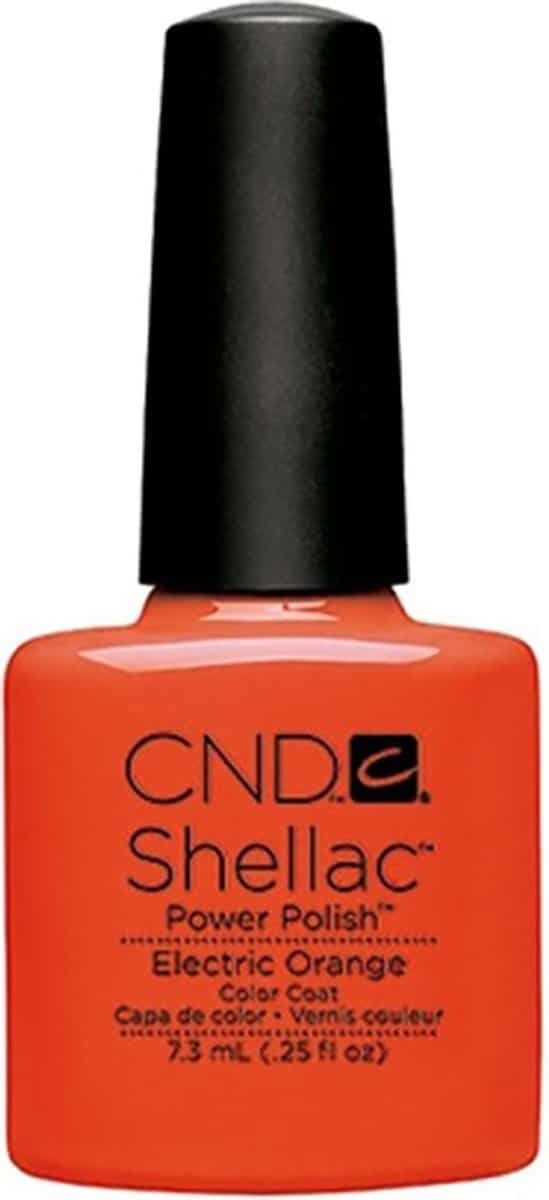 CND - Colour - Shellac - Gellak - Electric Orange - 7,3 ml