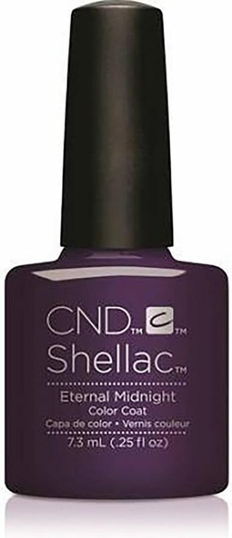 Cnd - colour - shellac - gellak - eternal midnight - 7,3 ml
