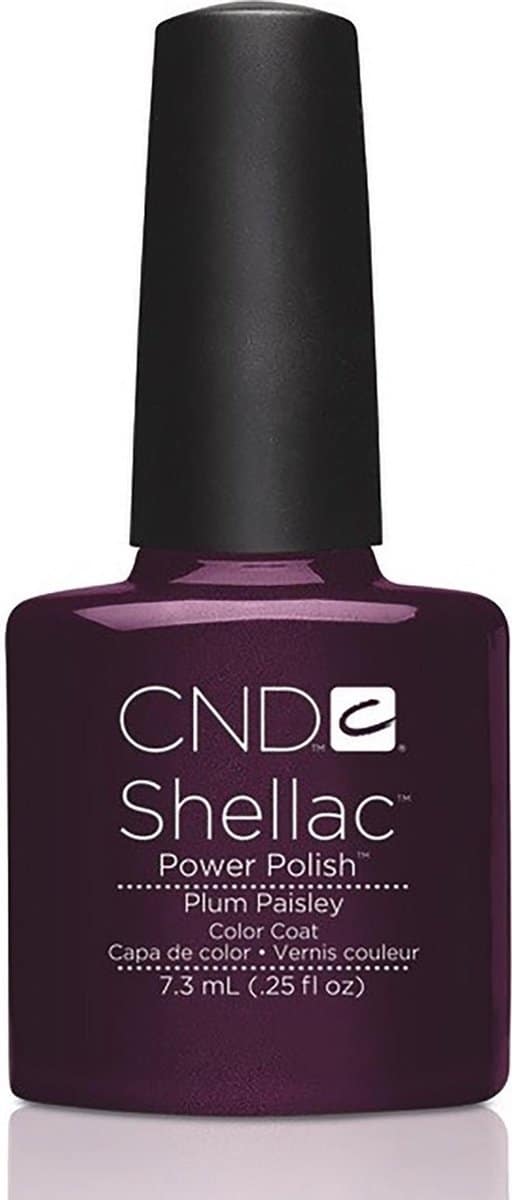 CND - Colour - Shellac - Gellak - Plum Paisley - 7,3 ml