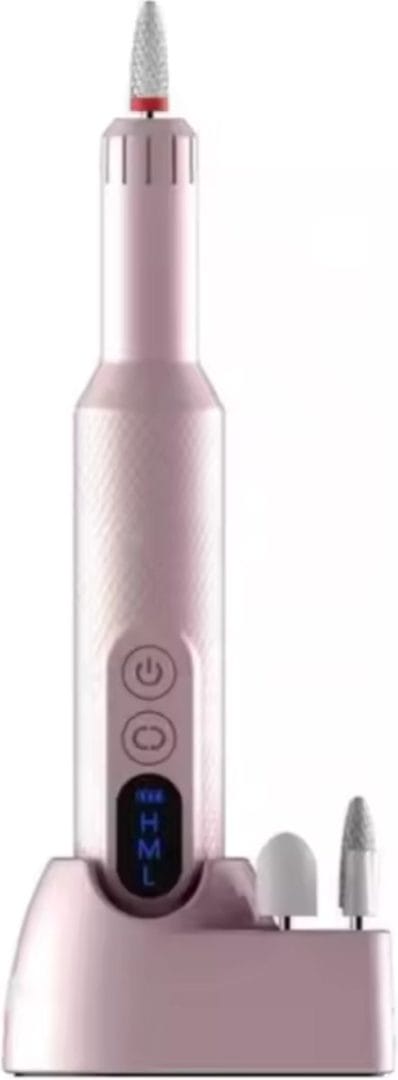 Cocho® nagelfrees met nagelvijl bitjes - pedicureset electrisch - nagelvijl electrisch - nagellak - roze Cocho® nagelfrees met nagelvijl bitjes - pedicureset electrisch - nagelvijl electrisch - nagellak - roze