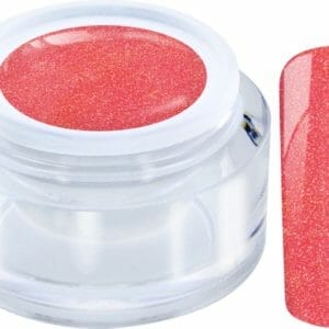Callance - Salon Color Gel G058 Gold Glitter Red - gouden glitters rode colorgel - gel polish - gellak - lak - glitter - glitters - nagels - nagelverzorging - nagelstyliste - uv / led - nagelstylist - callance