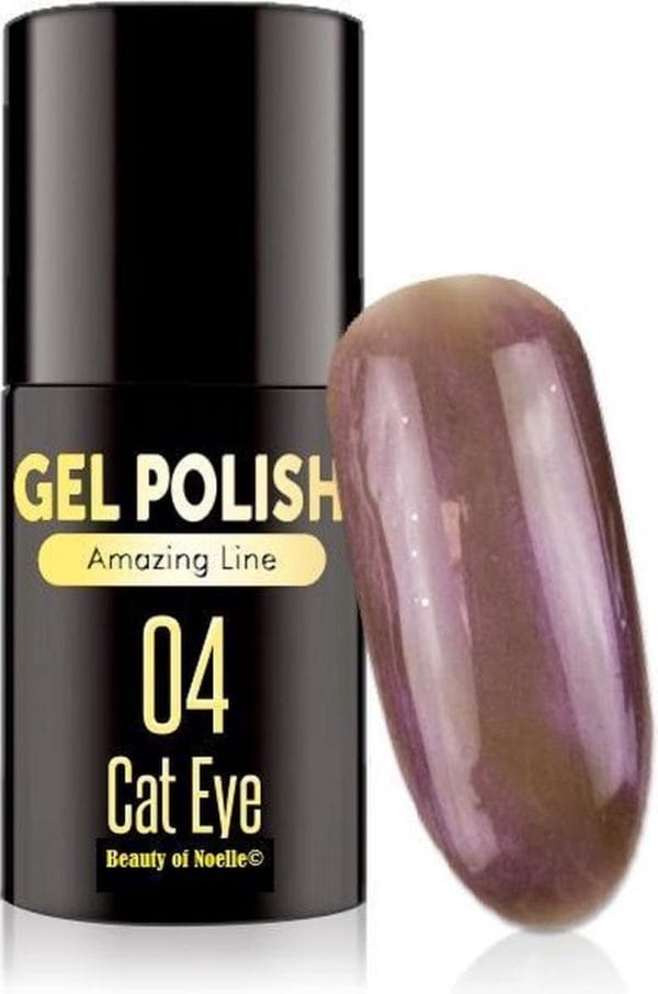 Cat-Eye Paars 04 - Magnetic Gelpolish incl. magneet stick - gellak, acryl nagels, gel nagels, pedicure, nepnagels