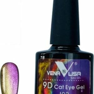 Cateye gellak 9D J03 - Gel nagels - Gellak - Cateye nailart - Nailart - Nagelsalon - Nagelstyliste - Nagel versiering - Glitters nagel