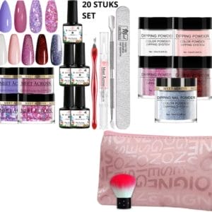 Charmy Dipping Powder Starters Kit - 9 kleuren - Complete set - Nail Art - Dip Nagels - Acryl Nagels Starterpakket