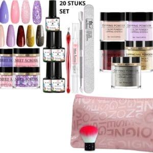 Charmy Dipping Powder Starters Kit - 9 kleuren - Complete set - Nail Art - Dip Nagels - Acryl Nagels Starterpakket