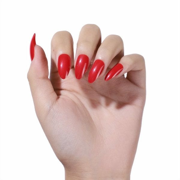 Cherry kiss - nail tabs - press on nails - nep nagels - plak nagels rood