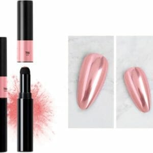 Chrome poeder - TR06 - Nailart - Chrome nails - Nagels - Nagelverzorging - Nagelstyliste - Chrome nail - Chrome nagel poeder - Chrome nail art - Holografische poeder - 1 stuk - Spiegel nagels