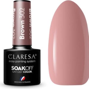 Claresa UV/LED Gellak Bruin #302 - 5ml.