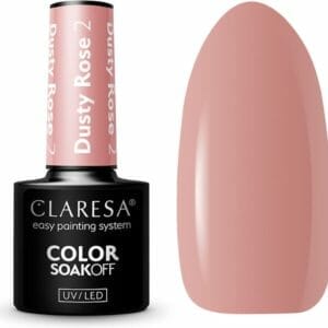 Claresa UV/LED Gellak Dusty Rose #2 - 5ml.