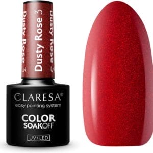 Claresa UV/LED Gellak Dusty Rose #3 - 5ml.