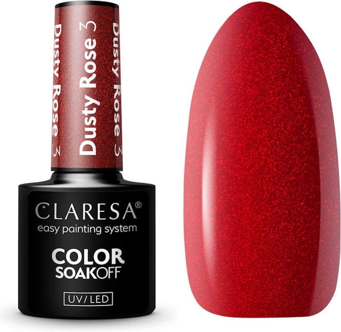 Claresa uv/led gellak dusty rose #3 - 5ml. Claresa uv/led gellak dusty rose #3 - 5ml.