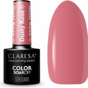 Claresa UV/LED Gellak Dusty Rose #6 - 5ml.