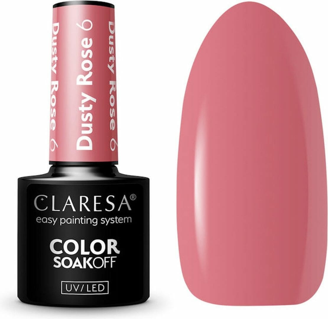Claresa uv/led gellak dusty rose #6 - 5ml. Claresa uv/led gellak dusty rose #6 - 5ml.