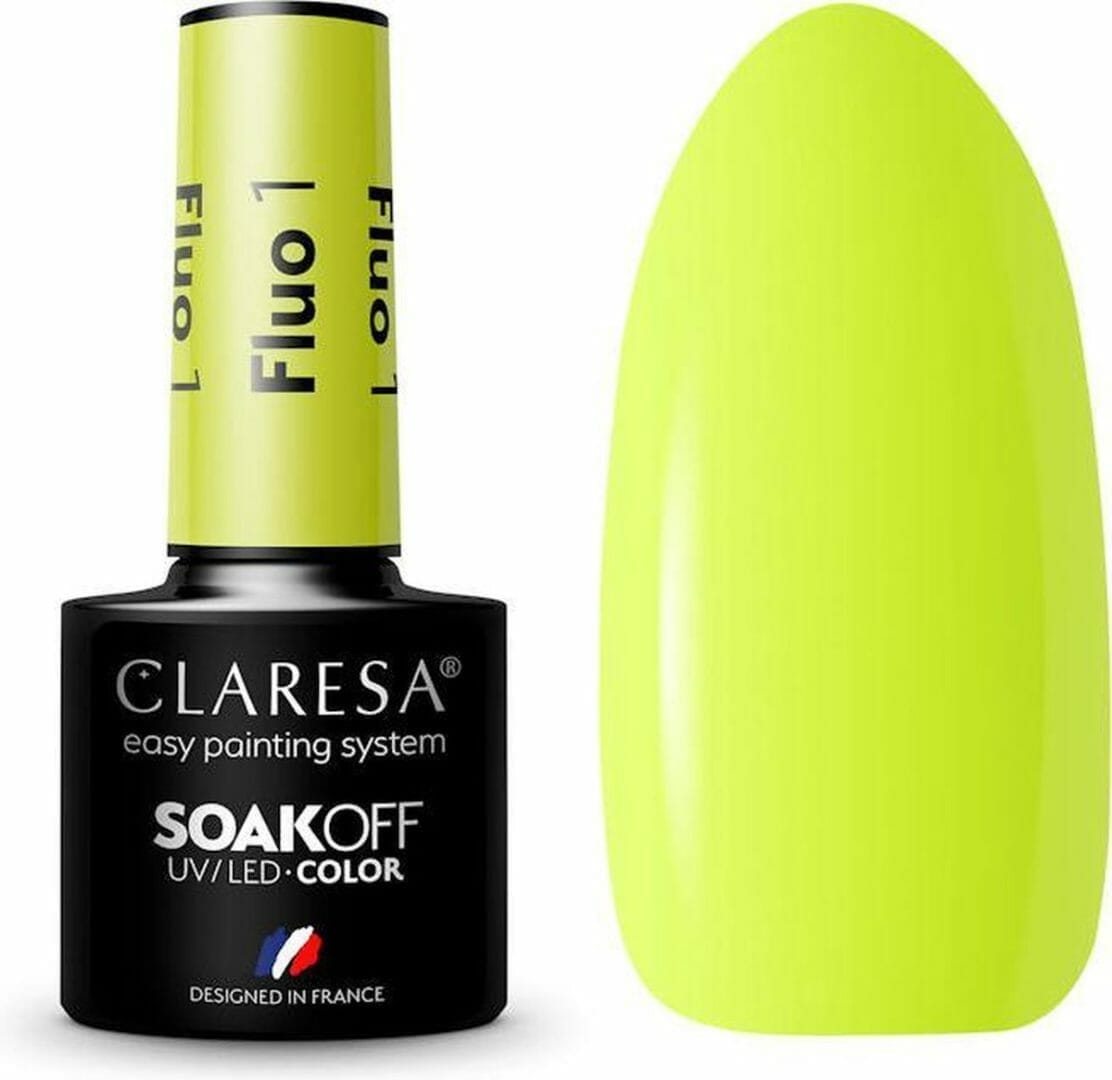 Claresa uv/led gellak fluo #1 Claresa uv/led gellak fluo #1