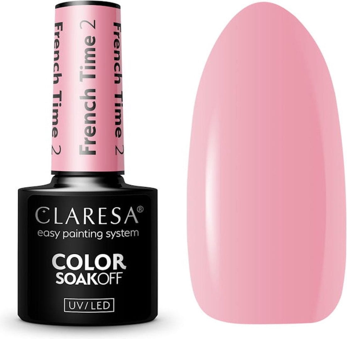 Claresa uv/led gellak french time #2 - 5ml. Claresa uv/led gellak french time #2 - 5ml.