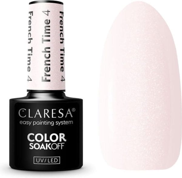 Claresa uv/led gellak french time #4 - 5ml.