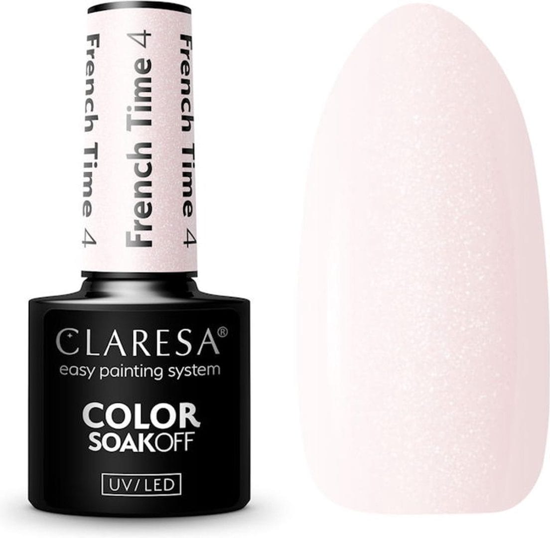Claresa uv/led gellak french time #4 - 5ml. Claresa uv/led gellak french time #4 - 5ml.
