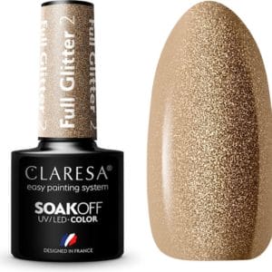 Claresa UV/LED Gellak Full Glitter #2 - 5ml.