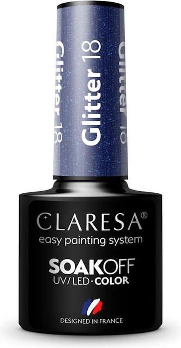 Claresa uv/led gellak glitter #18 - 5ml. Claresa uv/led gellak glitter #18 - 5ml.