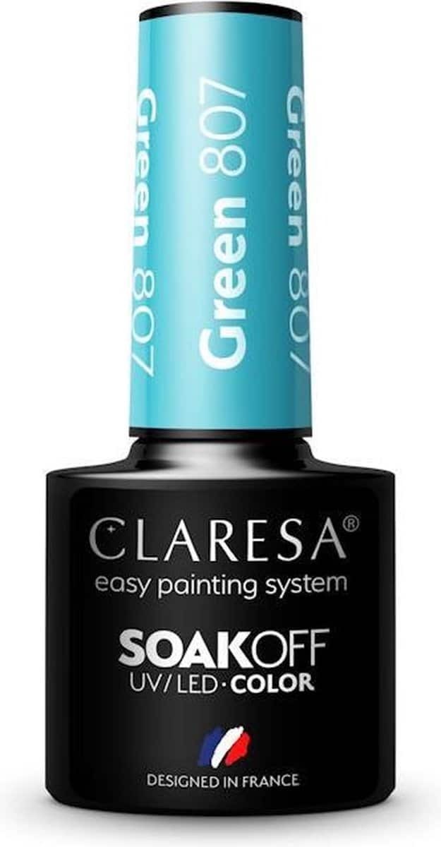 Claresa uv/led gellak groen #807 - 5ml. Claresa uv/led gellak green #807 - 5ml.