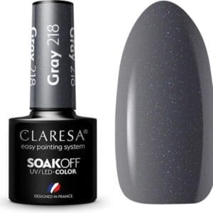 Claresa UV/LED Gellak Grijs #218 - 5ml.