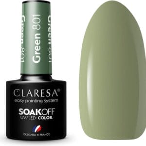 Claresa UV/LED Gellak Groen #801 - 5ml.