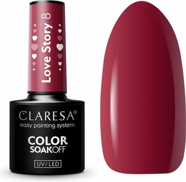 Claresa UV/LED Gellak Love Story #8 - 5ml.