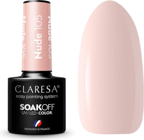 Claresa uv/led gellak nude #105 - 5ml.