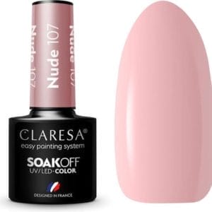 Claresa UV/LED Gellak Nude #107 - 5ml.