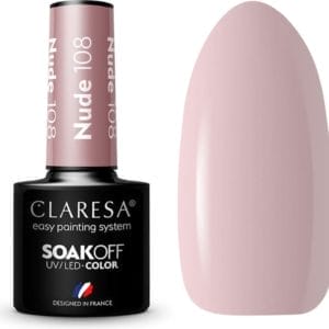 Claresa UV/LED Gellak Nude #108 - 5ml.