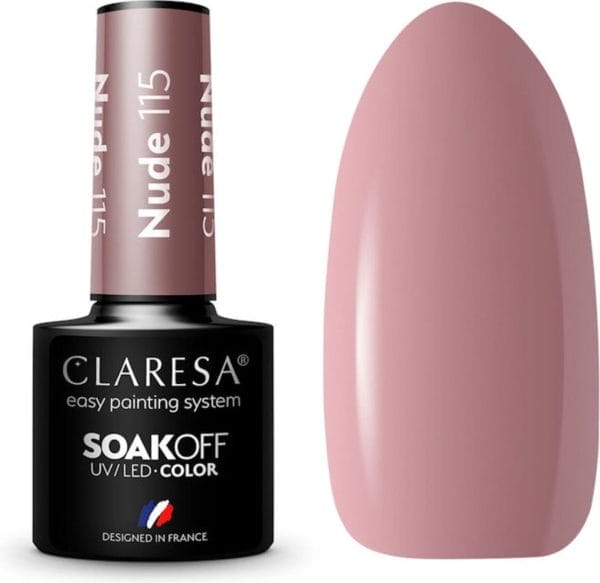 Claresa uv/led gellak nude #115 - 5ml.