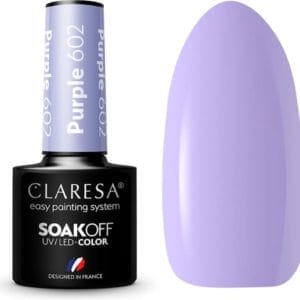 Claresa UV/LED Gellak Paars #602 - 5ml.