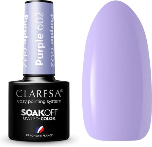 Claresa uv/led gellak paars #602 - 5ml.