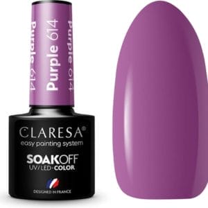 Claresa UV/LED Gellak Paars #614 - 5ml.