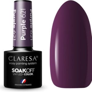 Claresa UV/LED Gellak Paars #621 - 5ml.
