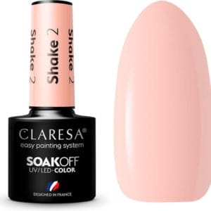 Claresa UV/LED Gellak Peach Shake #2 - 5ml.