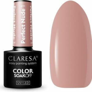 Claresa UV/LED Gellak Perfect Nude #1 - 5ml.