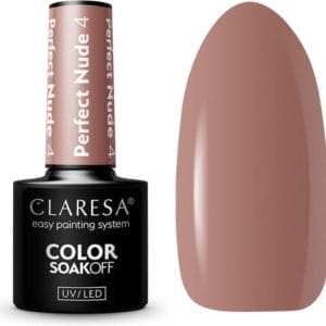 Claresa UV/LED Gellak Perfect Nude #4 - 5ml.