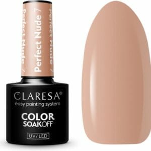 Claresa UV/LED Gellak Perfect Nude #7 - 5ml.