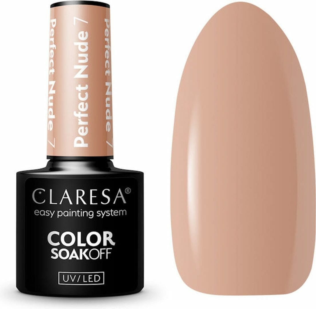 Claresa uv/led gellak perfect nude #7 - 5ml. Claresa uv/led gellak perfect nude #7 - 5ml.