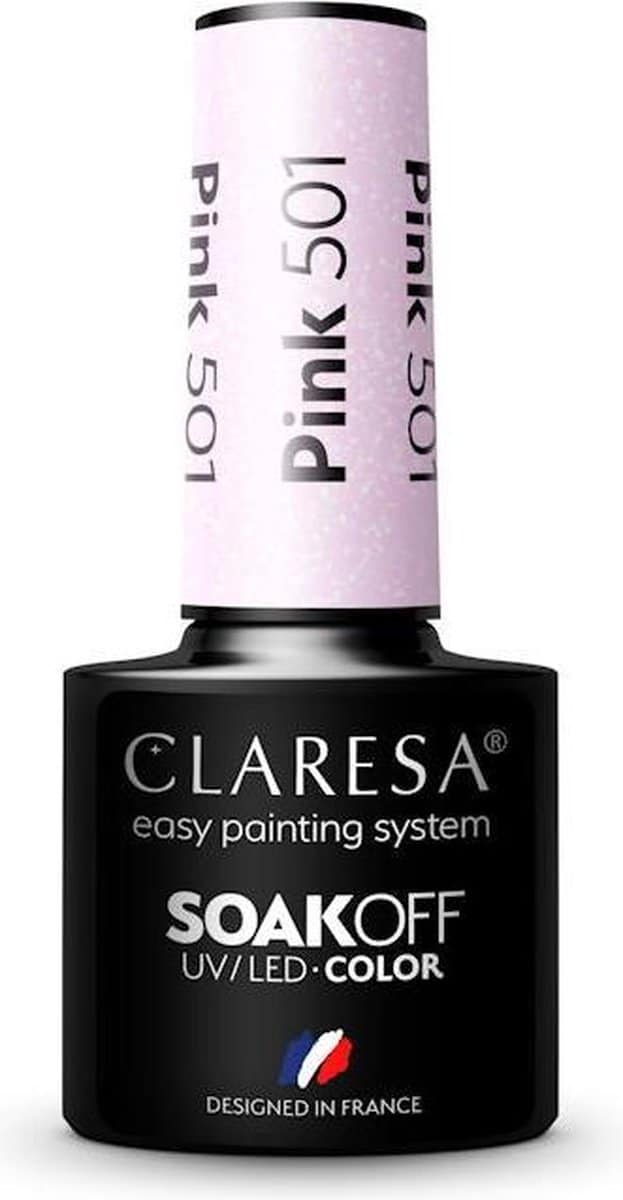Claresa uv/led gellak roze #501 - 5ml. Claresa uv/led gellak roze #501 - 5ml.