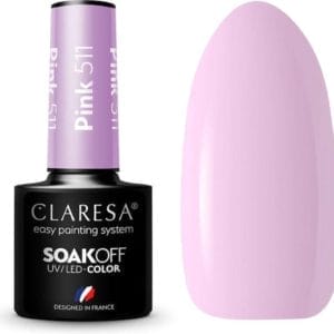Claresa UV/LED Gellak Roze #511 - 5ml.