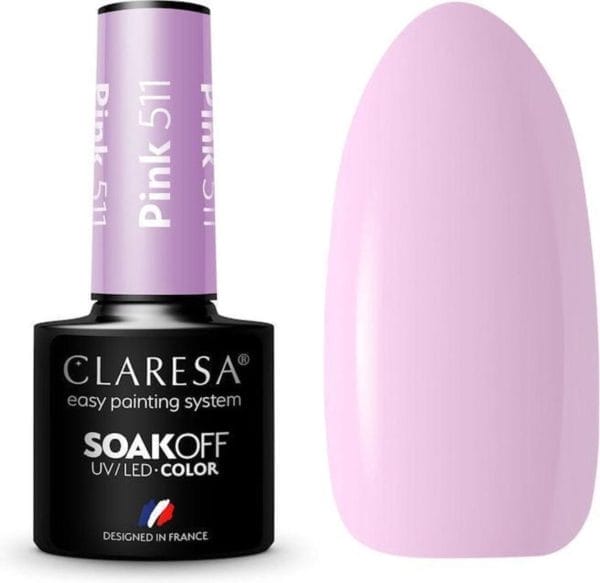 Claresa uv/led gellak roze #511 - 5ml.